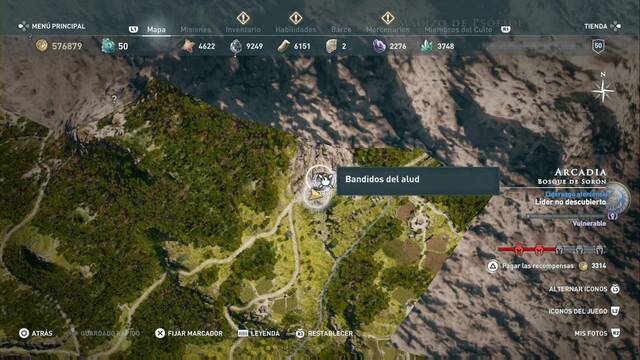 Assassin's Creed Odyssey - Bosque de Sorn - Bandidos del alud