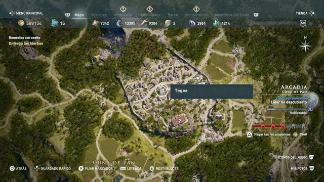 Assassin's Creed Odyssey - Cuna de Pan - Tegea