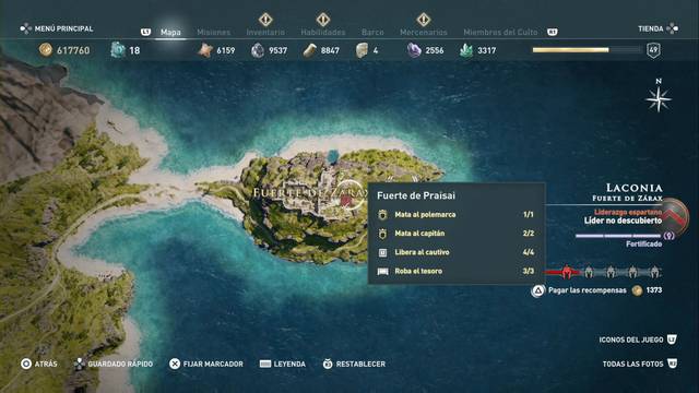 Assassin's Creed Odyssey - Fuerte de Zárax -