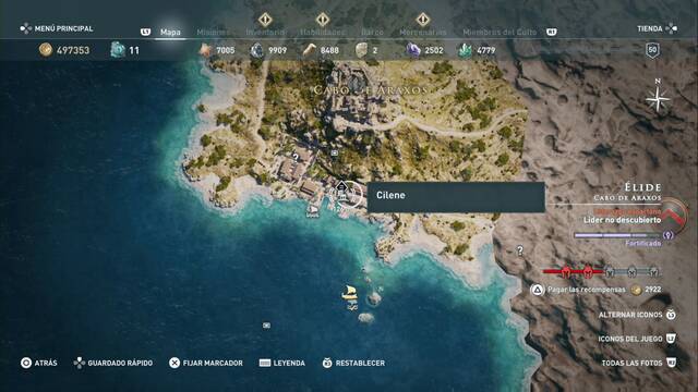 Assassin's Creed Odyssey - Cabo de Araxos - Cilene