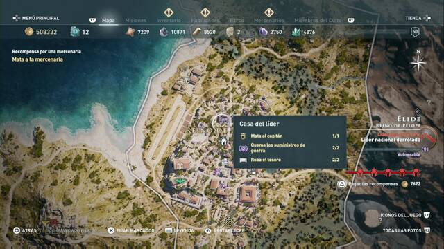 Assassin's Creed Odyssey - Reino de Plope - Casa del lder