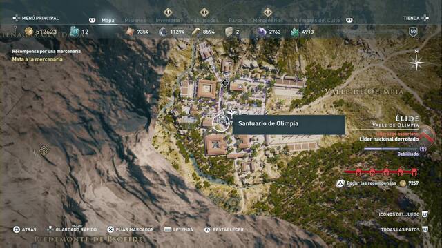Assassin's Creed Odyssey - Valle de Olimpia - Santuario de Olimpia