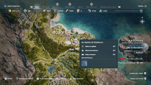 Assassin's Creed Odyssey - Reino de la esperanza - Acr¢polis de Epidauro