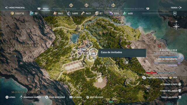 Assassin's Creed Odyssey - Valle de los sueños - Casa de invitados