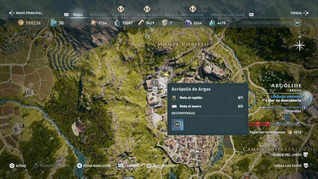 Assassin's Creed Odyssey - Argos - Acr¢polis de Argos