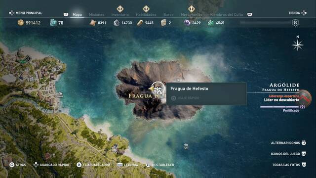 Assassin's Creed Odyssey - Fragua de Hefesto