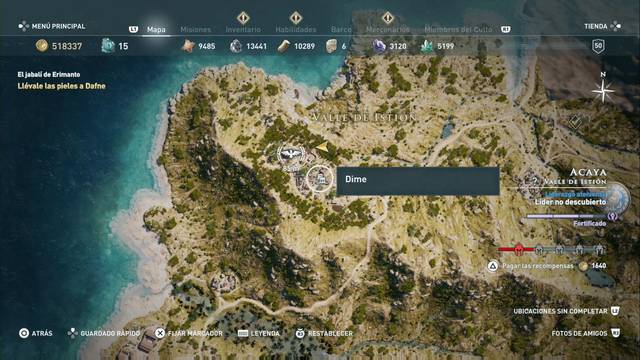 Assassin's Creed Odyssey - Valle de Istión - Dime