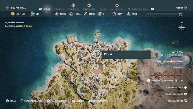 Assassin's Creed Odyssey - Monte Panachaiko - P trai