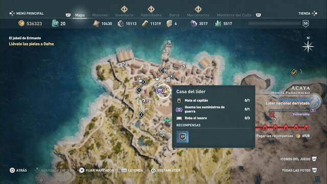 Assassin's Creed Odyssey - Monte Panachaiko - Casa del l¡der