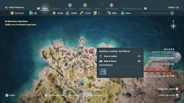 Assassin's Creed Odyssey - Ira de Poseidón - Campamento militar de Panormos