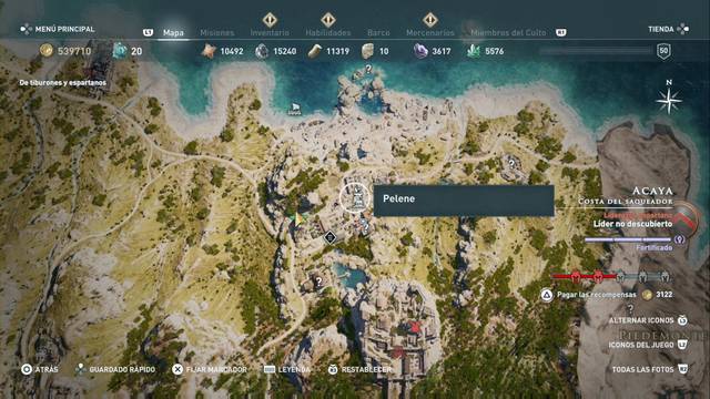 Assassin's Creed Odyssey - Costa del saqueador - Pelene