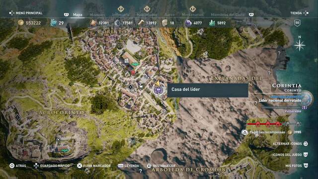 Assassin's Creed Odyssey - Corinto - Casa del l¡der
