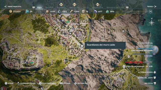 Assassin's Creed Odyssey - Corinto - Guardianes del muro ca¡do