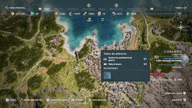 Assassin's Creed Odyssey - Corinto - Taller de alfarer¡a