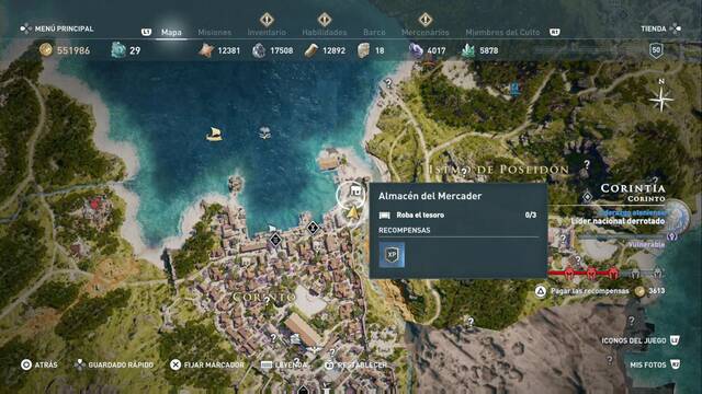 Assassin's Creed Odyssey - Corinto - Almac‚n del Mercader