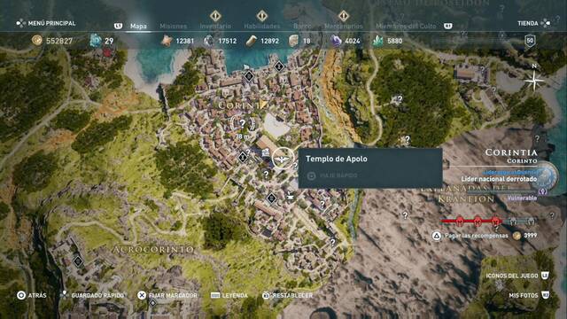 Assassin's Creed Odyssey - Corinto - Templo de Apolo
