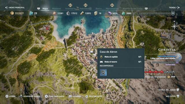 Assassin's Creed Odyssey - Corinto - Casa de Abron
