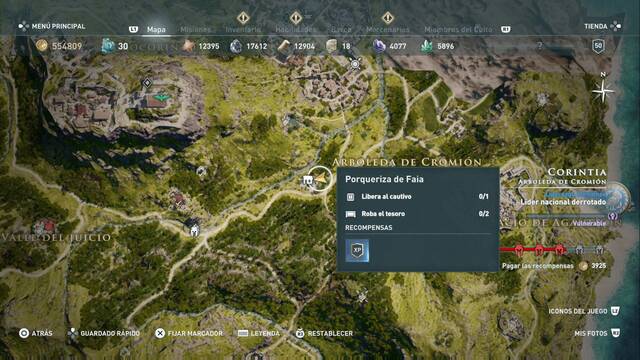 Assassin's Creed Odyssey - Arboleda de Cromión - Porqueriza de Faia