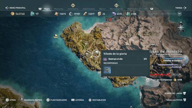 Assassin's Creed Odyssey - Piedemonte plateado - Viedo de la gloria