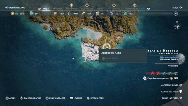 Assassin's Creed Odyssey - Cabo Mrmaron - Apogeo de Alike