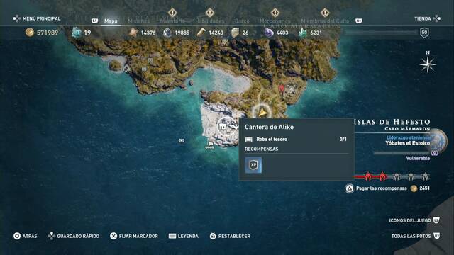 Assassin's Creed Odyssey - Cabo Mrmaron - Cantera de Alike