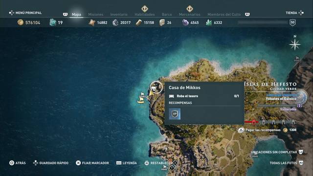 Assassin's Creed Odyssey - Ciudad Verde - Casa de Mikkos