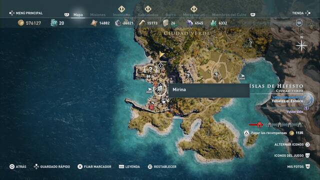 Assassin's Creed Odyssey - Ciudad Verde - Mirina