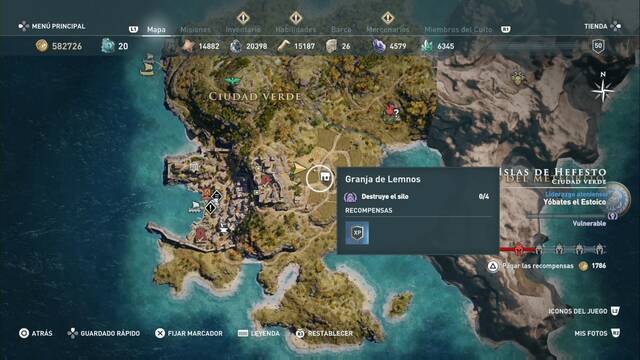 Assassin's Creed Odyssey - Ciudad Verde - Granja de Lemnos