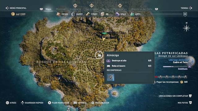 Assassin's Creed Odyssey - Bosque de las lágrimas - Alm ciga
