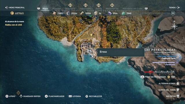 Assassin's Creed Odyssey - Valle Petrificado - Ereso