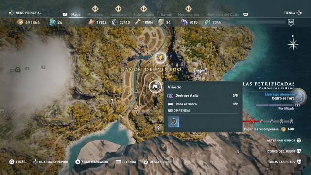 Assassin's Creed Odyssey - Cañón del Viñedo - Vi¤edo