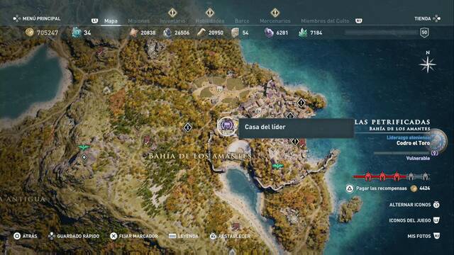 Assassin's Creed Odyssey - Bahía de los amantes - Casa del l¡der