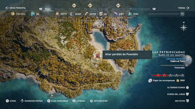 Assassin's Creed Odyssey - Bahía de los amantes - Altar perdido de Poseid¢n