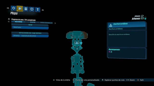 Borderlands 3 - Tablas eridianas en Athenas - Proposito