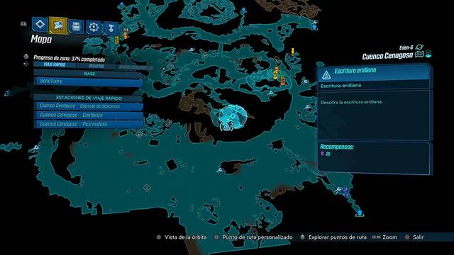 Borderlands 3 - Tablas eridianas en Eden-6 - Herramientas