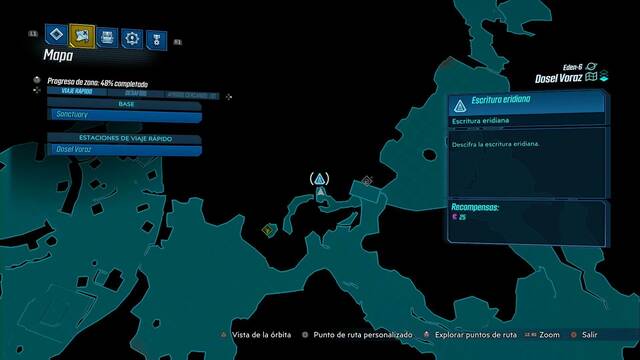Borderlands 3 - Tablas eridianas en Eden-6 - Entusiastas