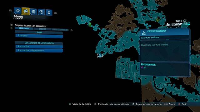 Borderlands 3 - Tablas eridianas en Eden-6 - Sue¤o