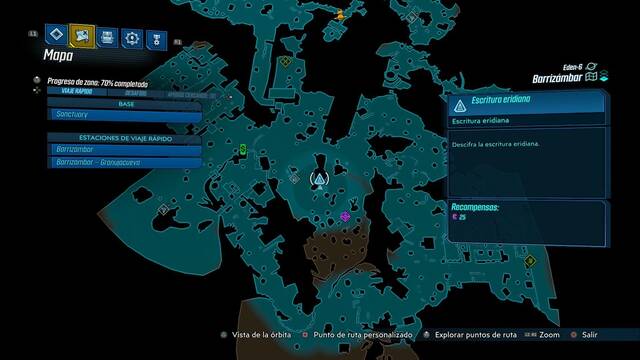 Borderlands 3 - Tablas eridianas en Eden-6 - Incontable