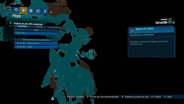 Borderlands 3 - Registros de Typhon y escondites en Pandora - Registro #11