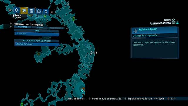Borderlands 3 - Registros de Typhon y escondites en Pandora - Registro #16