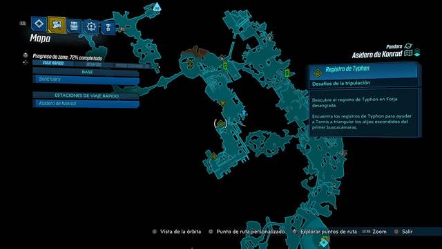 Borderlands 3 - Registros de Typhon y escondites en Pandora - Registro #17