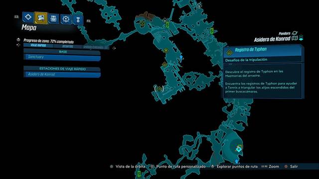 Borderlands 3 - Registros de Typhon y escondites en Pandora - Registro #18