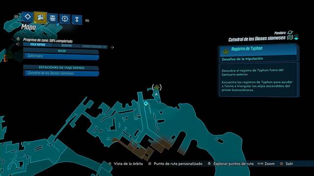 Borderlands 3 - Registros de Typhon y escondites en Pandora - Registro #19