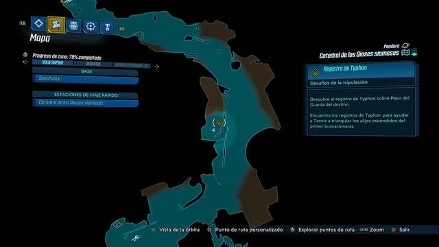 Borderlands 3 - Registros de Typhon y escondites en Pandora - Registro #21