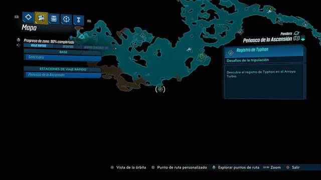 Borderlands 3 - Registros de Typhon y escondites en Pandora - Registro #06