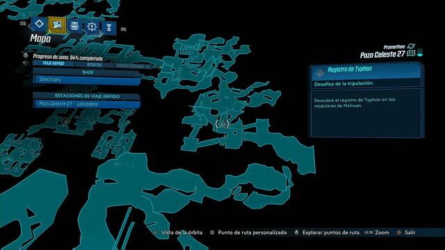 Borderlands 3 - Registros de Typhon y escondites en Promethea - Registro #10