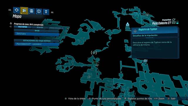 Borderlands 3 - Registros de Typhon y escondites en Promethea - Registro #11