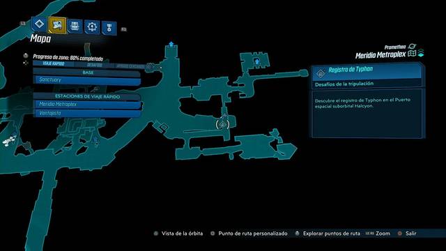 Borderlands 3 - Registros de Typhon y escondites en Promethea - Registro #04