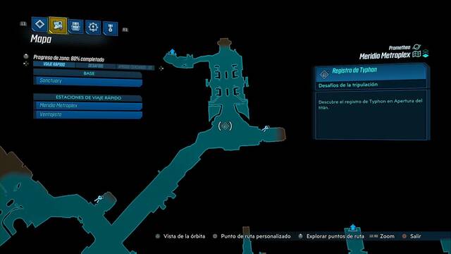 Borderlands 3 - Registros de Typhon y escondites en Promethea - Registro #05