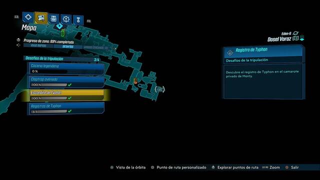 Borderlands 3 - Registros de Typhon y escondites en Eden-6 - Registro #10